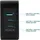 Mobilis Charger 100W 2USB C 1USBA GaN cable 100W Laptop, Smartphone, Tablets Schwarz