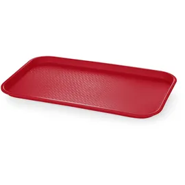 HENDI Fast-Food-Tablett, GN 1/1 Polypropylen,AmerBox,GN 1/1,Rot,530x325x(H)20mm