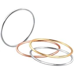 Elli Ring Set "Stacking-Rings" Tricolor Silber vergoldet 58 Damen 