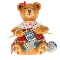 Hubrig Volkskunst Teddy Mini - Strickliesel - 7 cm