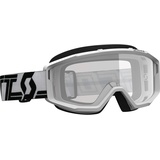 Scott Primal Clear weiß/schwarze Motocross Brille, schwarz-weiss