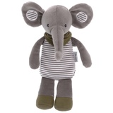 STERNTALER Baby Unisex Kuscheltier Baby Spieltier Elefant Eddy - Baby Stofftier, Babyspielzeug, Kuscheltier - grau