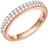 Rafaela Donata Ring Sterling Silber Zirkonia in roségold | Gr.: 52