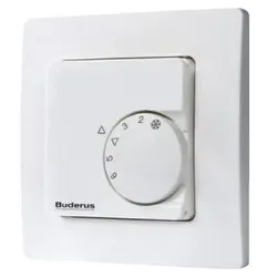 Buderus Logafloor Elektromechanischer Raumtemperatur-Regler RTU, 230V, UP-Montage, 5-30 Gr. C, EL1-1025 83849317