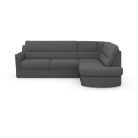 sit&more Ecksofa SIT & MORE "Panini L-Form", grau, B:243cm H:87cm T:155cm, Sofas, Ecksofa, wahlweise mit Vorziehsitz und Bettkasten