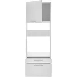 Respekta Clara Waschmaschinenschrank 184,8 x 200 x 67,6 cm Weiß Holz