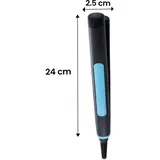 Avizar 2-in-1 Glätteisen & Lockenstab blau/schwarz