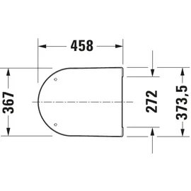Duravit ME by Starck WC-Sitz Weiß