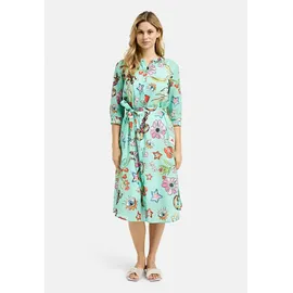 Milano Italy Midikleid Gemustert Mint 40