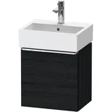 Duravit Waschtischunterschrank 1 Tür 43,4 x 44 x 32,2 cm Eiche Schwarz Matt