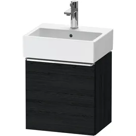 Duravit Waschtischunterschrank 1 Tür 43,4 x 44 x 32,2 cm Eiche Schwarz Matt