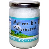 Premium Bio Kokosöl kalt gepresst & nativ | 500ml | ohne Konservierungsstoffe