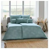 Estella Bettwäsche Pippa 135 x 200 cm Jersey Grün Mint