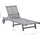 vidaXL Sonnenliege 115 x 65 x 85 cm Grau
