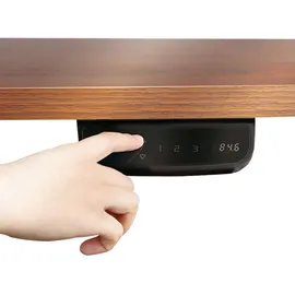 Logilink Sitz-/Steh-Schreibtischgestell elektrisch höhenverstellbar, ergonomisch Höhen-Bereich: 920 bis 1280mm (B x T) 1815 x 1115 x 620 mm Schwarz