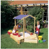 Promadino Sandkasten Peter Pan mit Sitz und Bugbox (509020)