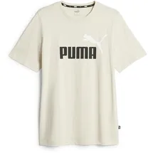 Puma Ess+ 2 Col Logo Kurzarm-T-Shirt Apline Snow M