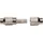 Renkforce 0410320 Koax-Kabelverbinder Metall, Schraubverbindung Kabel-Durchmesser: 7mm 1St.