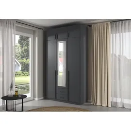 Rauch Wäscheschrank GAMMA 136 x 248 x 54 cm Grau