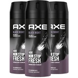 Axe Black Night Spray 3 x 150 ml