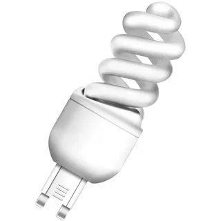 Osram 956163 Duluxstar Nano Twist 7 W/840, entspricht 40 Watt, 220-240 V Sockel G9 Energiesparlampen in Spiralform klein 30 mm, kaltweiß