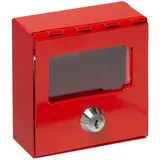 BASI Notschlüsselkasten NK 215 10 x 10 x 4 cm Rot