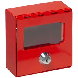 BASI Notschlüsselkasten NK 215 10 x 10 x 4 cm Rot