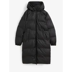 bonprix Regenmantel in gesteppter Optik wasserabweisend, schwarz, 48