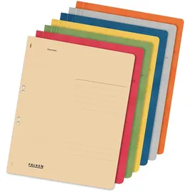 Falken Ösenhefter 80003924 DIN A4 ganzer Deckel orange