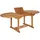 Garland Gartentisch Bari 150-200 x 90 x 75 cm Braun