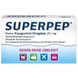 SUPERPEP® Reise Kaugummi-Dragées