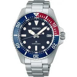 Seiko Prospex Divers Solar 200m SNE595P1 - blau,silber - 41mm