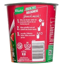Knorr® PASTA SNACK POT BOLOGNESE Fertiggericht 1 St.