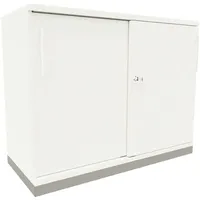 FM Helmets fm Schiebetürenschrank weiß 1 Fachboden 100,0 x 44,2 x 78,1 cm