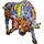 Casablanca by Gilde Casablanca Deko Figur Tierfigur Stier - aus Kunstharz im Street Art Design - Farbe: Mehrfarbig Höhe 27 cm