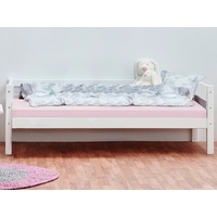 Hoppekids Kinderbett »«Winter Wonderland»«, (Set, 2 tlg., Bett und Matratzen), Tagesbett 70x160 cm Massiv mit Matratze, weiß