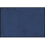 Wash+Dry Navy Fußmatte, Polyamid, blau, 60x90cm