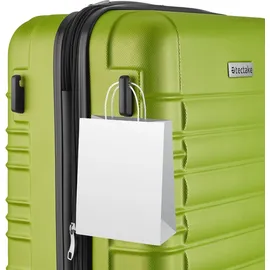Tectake Hartschalen-Trolley 4-Rollen 76 cm / 106 l grün