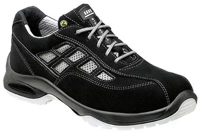 Sicherheitshalbschuh VD 2200 ESD, S1 SRC, schwarz/weiß, NB, Größe 37 - schwarz - 37