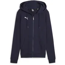 Puma teamGOAL Casuals Kapuzenjacke Damen 06 navy/white M
