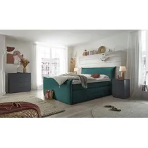Set One by Musterring Boxspringbett »Florida« in modernem Cord-Bezug, mit Bettkasten, in 3 Größen erhältlich