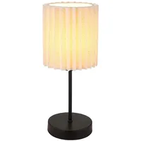 GLOBO Lighting - Tischlampe Nachttischlampe Tischleuchte Textil natur Leselampe