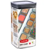 Curver Dry Cube Vorratsdose transparent/dunkelgrau 2,3 l