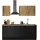 BASIC by Balculina Küchenzeile Turin 210 cm schwarz