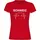 multifanshop Damen T-Shirt - Schweiz - Herzschlag - Druck weiß - Frauen