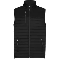 HRM Men ́s Hooded Performance Body Warme - black - 5XL