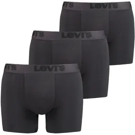 Levi's 3P Premium Boxer Baumwolle Large Herren Schwarz XX