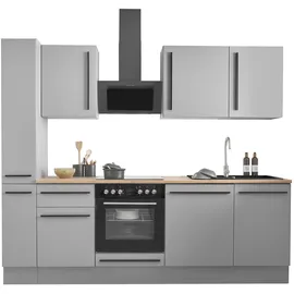 BASIC by Balculina Winkelküche L-Form 250 cm grau