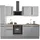 BASIC by Balculina Winkelküche L-Form 250 cm grau