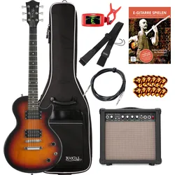 Rocktile L-100 SB E-Gitarre Sunburst Starter Set